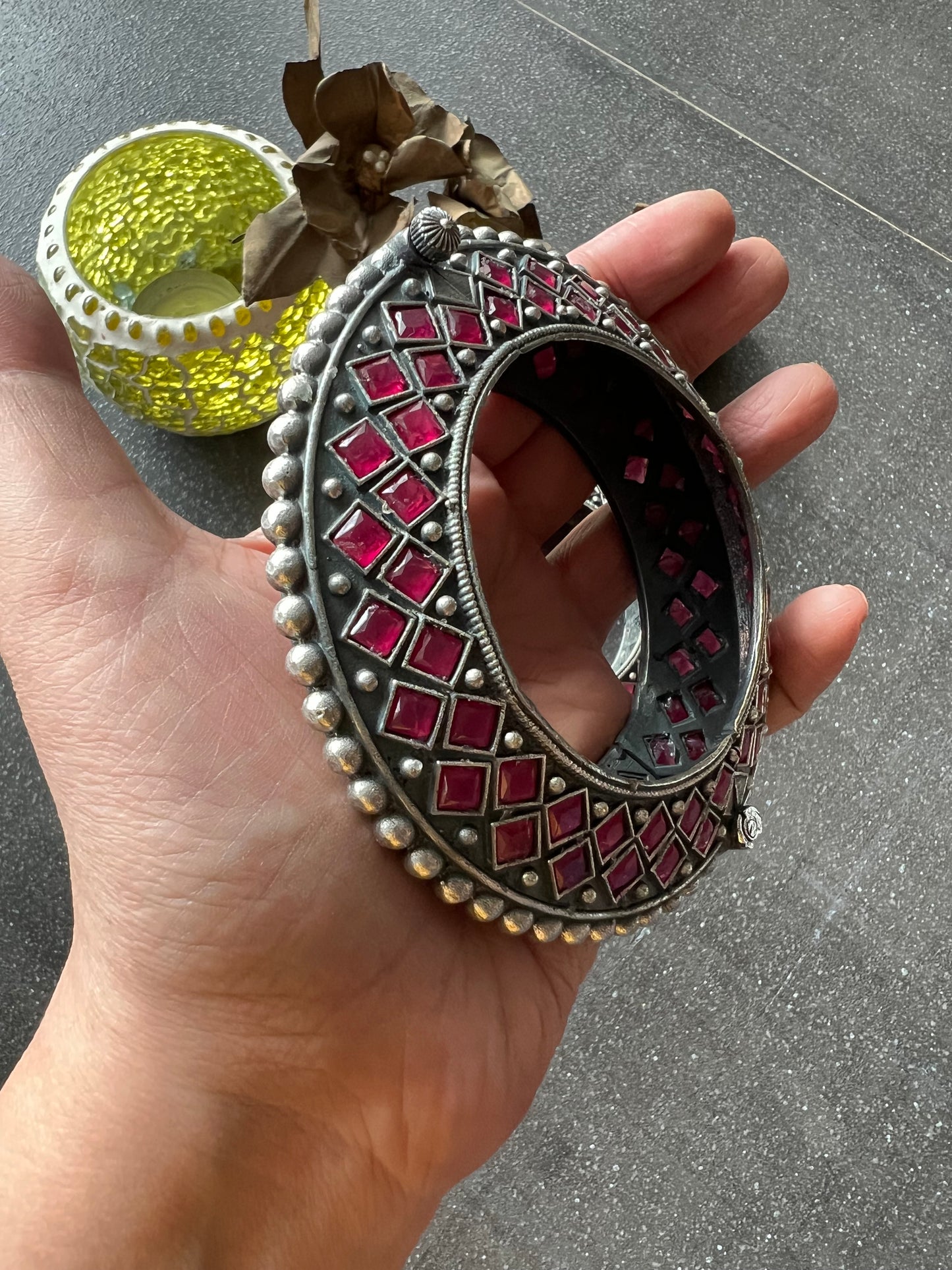 Antique Pacheli Kada - Jaipur's Finest, Premium Brass