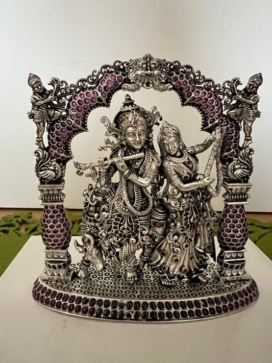 Divine Blessings - Handcrafted Radha Krishna Idol for Divine Love and Eternal Union