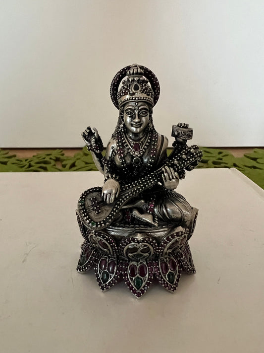 Divine Blessings - Handcrafted Saraswati Idol for Knowledge and Creativity